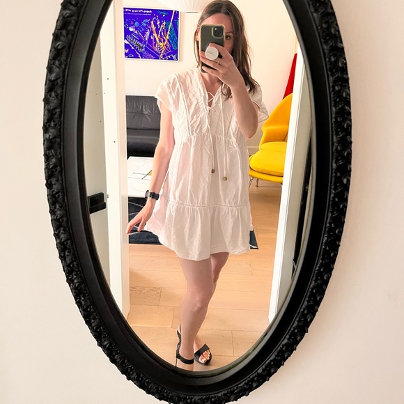 Linen Blend Summer Dress - Picture 3 of 3